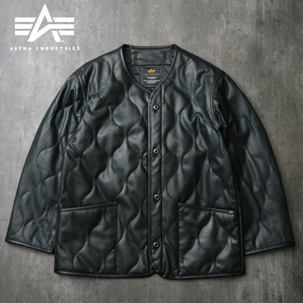 ALPHA INDUSTRIES レザー ジャケット Alpha Industries アルファ ジャケット ALPHA INDUSTRIES
