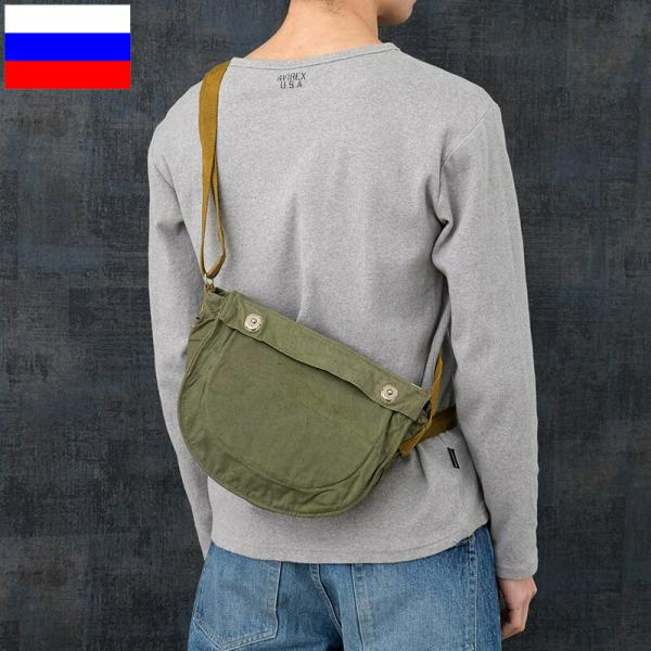 ソビエト軍 PBF ガスマスク ショルダーバッグ デッドストック BS215NN