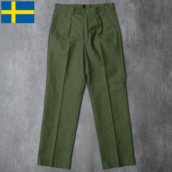 ドイツ軍　パンク　セデショナリーズ スウェーデン軍 M59 ユーティリティパンツ ポリコットン グリーン