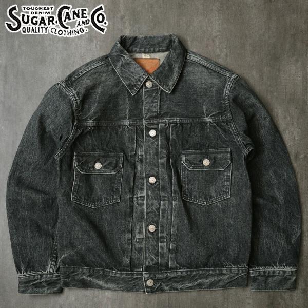 SUGAR CANE ブラックデニムジャケット　SC15650H　ブラックデニム SUGAR CANE シュガーケーン ブラックデニムジャケット