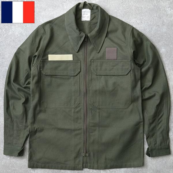 デッドストックフランス軍 ワーク ジャケット 60s70s フレンチ ミリタリー 60s デッドストック フランス軍 ワークジャケット コットン
