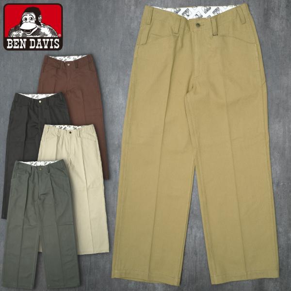 BEN DAVIS ベンデイビス #T-23180009 エクストラワイド チノパンツベンデービス メンズ 男性 ワークパンツ ズボン ジッパーフライ ストレート カジュアル