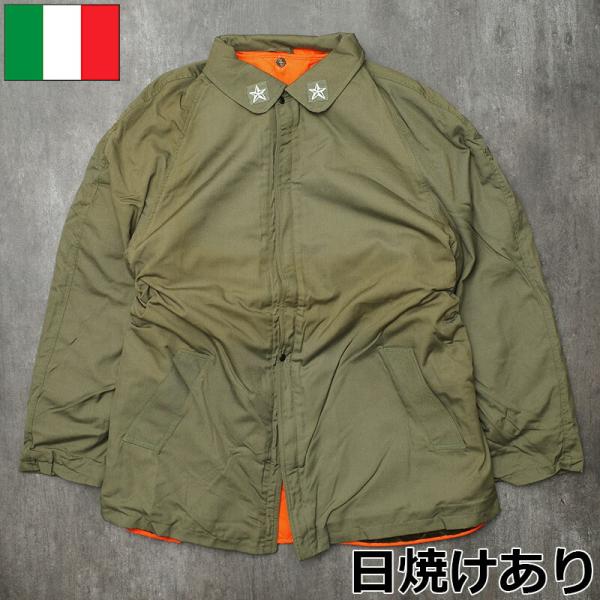 訳あり】 イタリア軍 AMI ショートコート ライナー付き オリーブ