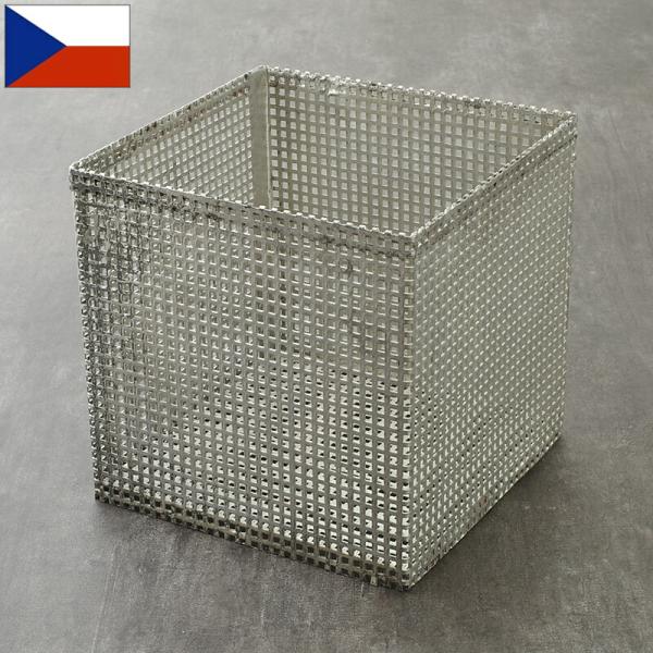チェコ軍 メディカル メッシュボックス スチール 大 20×20×20cm USED