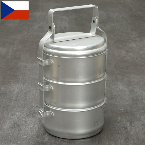 チェコ軍　軍放出品　3ピース飯盒 楽天市場】チェコ軍放出品 メスキット ステンレス製 2ピース