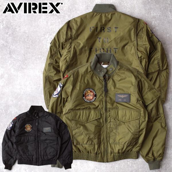 R*.様 AVIREX USMC ジャケット ネイビー AVIREX USMC ジャケット ネイビー
