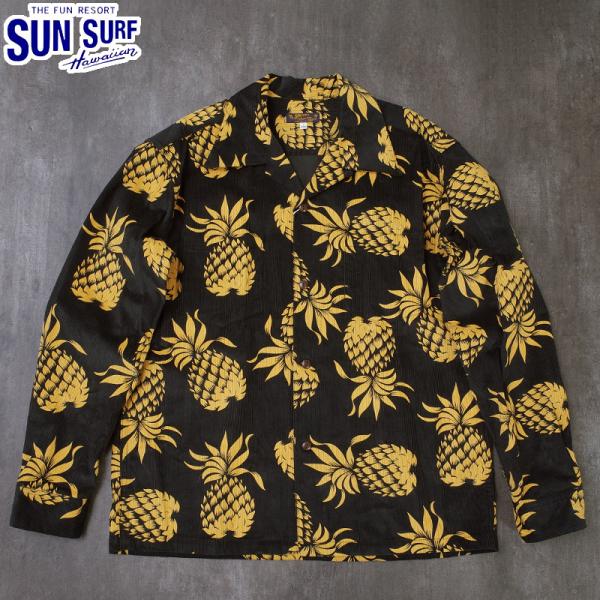 SUNSURF サンサーフ #SS29580 長袖 コーデュロイ オープンシャツ