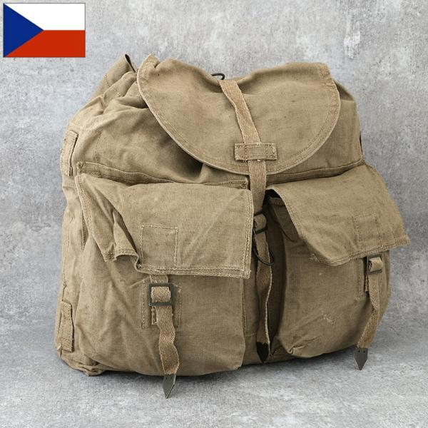 チェコ軍 リュックサック リネン ※ショルダーストラップ無し USED