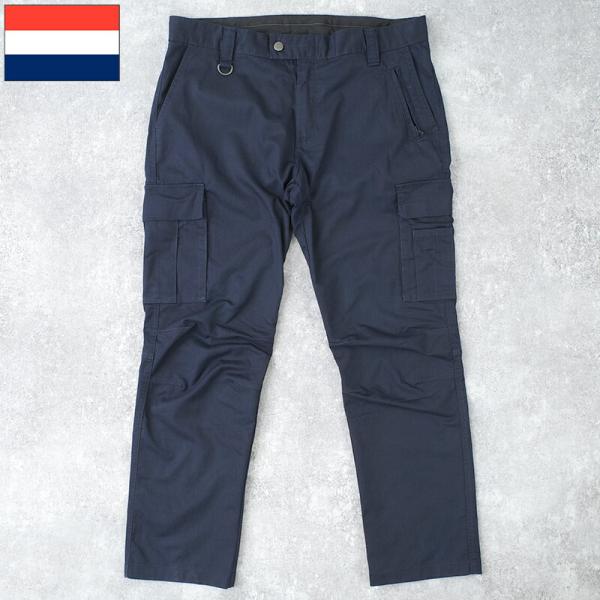 オランダ ポリス カーゴパンツ SCRATCH ネイビー USED PP432NN ズボン