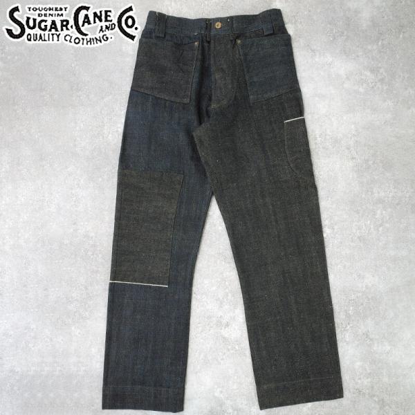 美品 KHOKI 22SS インディアデニムトラウザース SUGAR CANE SUGARCANE シュガーケーン #SC42601 MFSC NAVAL CLOTHING