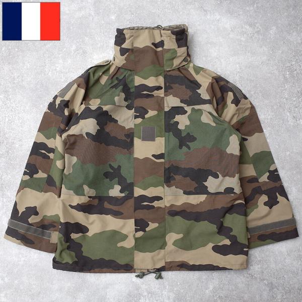 フランス軍 3レイヤー 防水 マイクロファイバーパーカー CCEカモ 前期