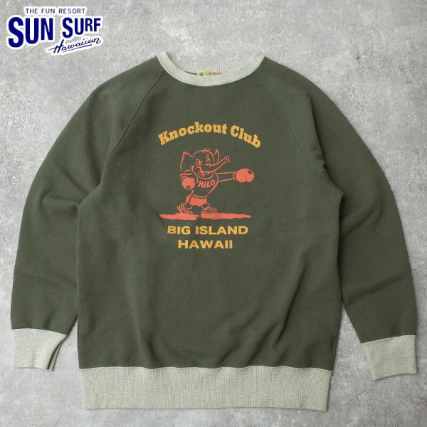 SUNSURF サンサーフ #SS69596 長袖 クルーネック スウェットシャツ