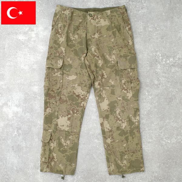 トルコ軍 フィールド カーゴパンツ M2021カモ USED PP511UN コンバット