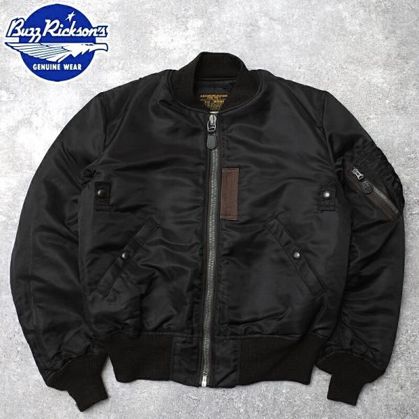 BUZZ RICKSON'S バズリクソンズ #BR16027 ブラック MA-1 フライトジャケット スレンダーモデル WILLIAM GIBSON COLLECTION ウイリアムギブソンコレクション 黒