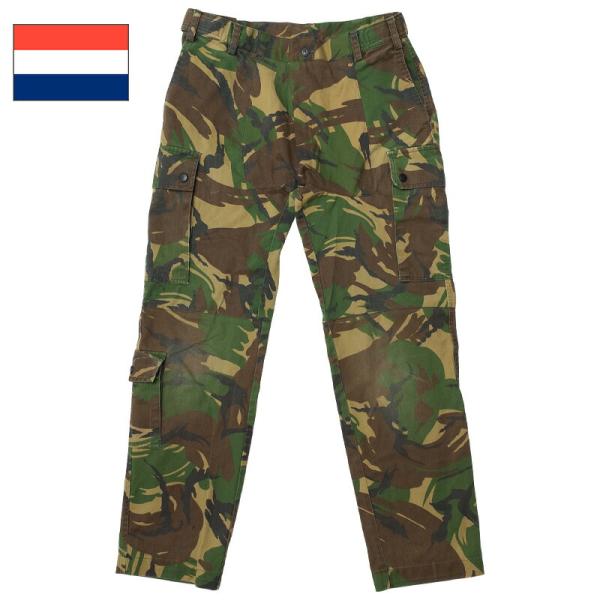 オランダ軍 カモパンツ USED PP045UN メンズ ミリタリー 迷彩 カーゴ