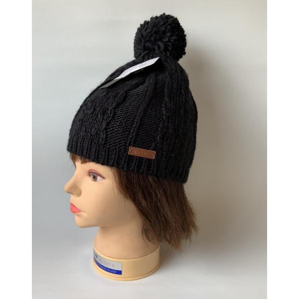 RIP CURL（リップカール） PLAITY BEANIE WOMAN ニット帽 BLACK