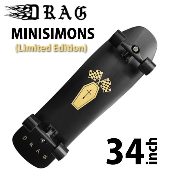 新品 DRAG ドラッグ スケートボード サーフスケート 34 ミニシモンズ DRAG MINISIMONS ドラッグ ミニシモンズ 34インチ （サーフ