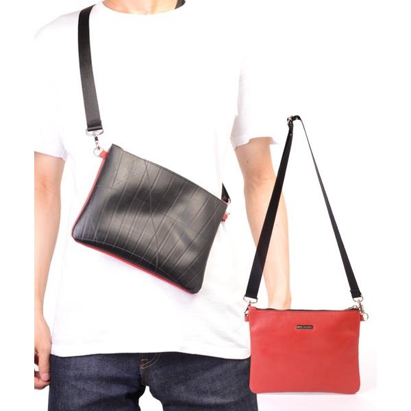 SEAL ショルダーバッグ メンズ 本革製リバーシブルミニ SEAL ショルダーバッグ メンズ 本革製リバーシブルミニ