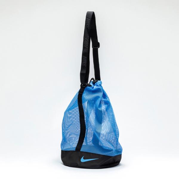 NIKE（ナイキ) SS25 メッシュ ショルダー プールバッグ サックス