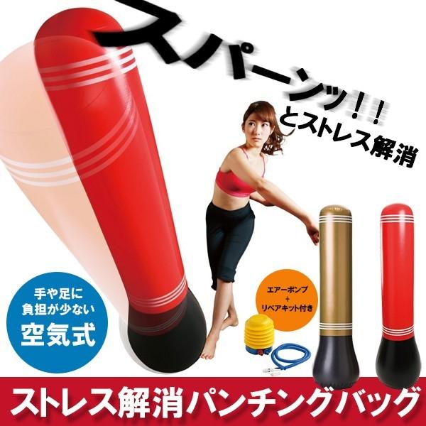 ストレス解消パンチングバッグ エアーポンプ付き(エクササイズ