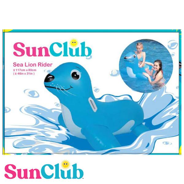SunClub サンクラブ シーライオンライドオン Sea Lion Rider 約108×83×63cm アシカ/ トド こども浮き具フロート 37219