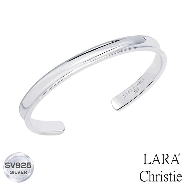 LARA Christie バングル レディース ブランド 太め シルバー LARA Christie バングル レディース ブランド 太め シルバー