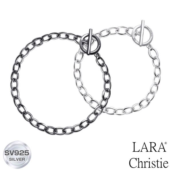 LARA Christie ペア チェーンブレスレット マンテル シルバー925