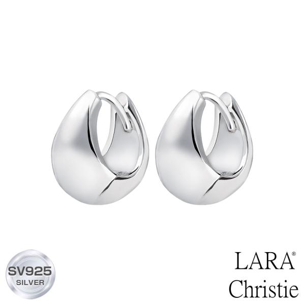 ピアス レディース ハーフ フープ ユニセックス メンズ シルバー925 シルバーピアス アクセサリー ブランド ララクリスティー LSC