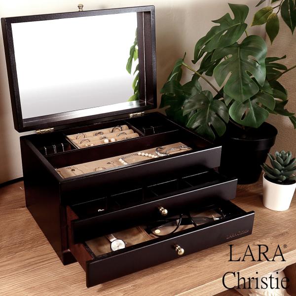 LARA Christie（ララクリスティー） ジュエリー ボックス 木製