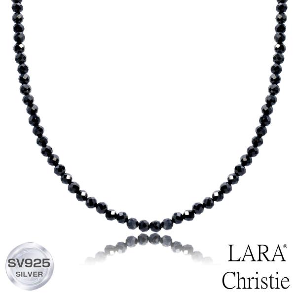 LARA Christieブラックスピネルネックレス