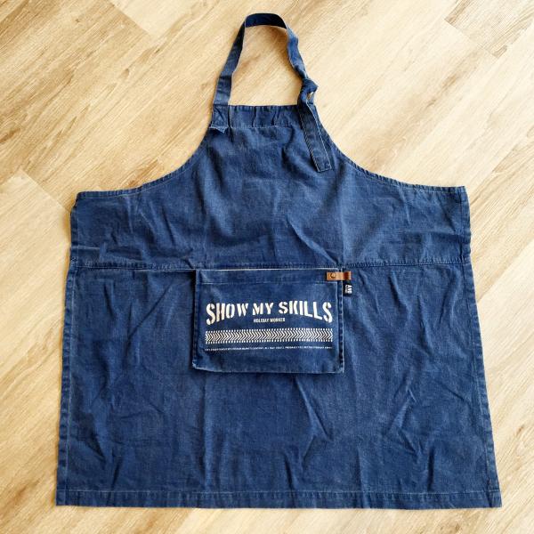 エプロン おしゃれ メンズ レディース 兼用 パッカブルエプロン デニムライク Buyee 日本代购平台 产品购物网站大全 Buyee一站式代购 Bot Online