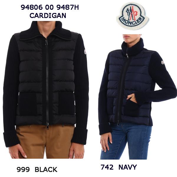 Moncler Womens Maglione Tricot Cardigan モンクレール 薄型軽量ダウン春物 アウター ニット レディース ニット ダウンベスト カシミア混 742 ネイビー C 00 9487h シーズザッカ 通販 Yahoo ショッピング