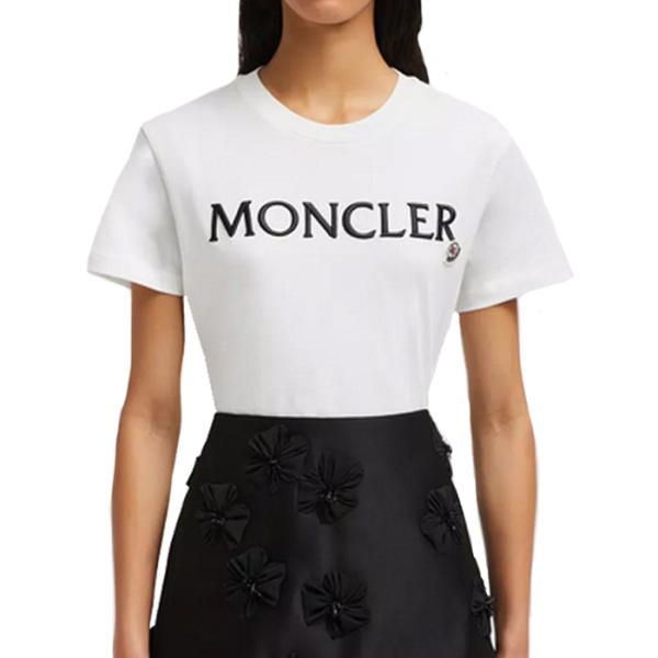MONCLER モンクレール Tシャツ レディース MAGLIA MANICHE CORTE MONCLER モンクレール Tシャツ レディース MAGLIA MANICHE CORTE