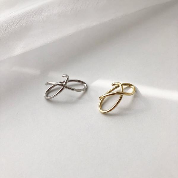 イヤーカフ 片耳用 ワイヤー 個性的 シンプル イヤカフ イヤーカフス イヤリング ノンホールピアス スーツ 真鍮 レディース アクセサリー ニュアンス