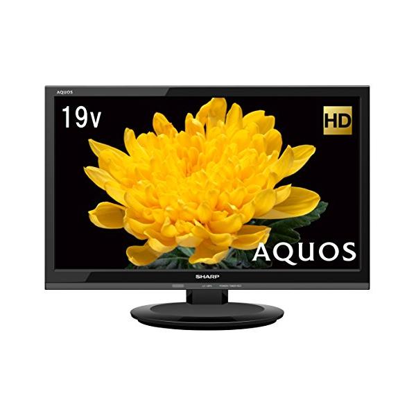 シャープ 19V型 液晶 テレビ AQUOS LC-19P5-B ハイビジョン 外付HDD