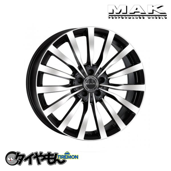 MAK クローネ 18インチ 5H112 8J +41 1本 BM メルセデスベンツ E