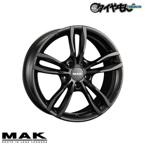 BMW用アルミホイール16×7J 1シリーズ等 MAK ルフト 16インチ 5H120 7J +44 1本 MB BMW 1シリーズ(E82/E87/F20