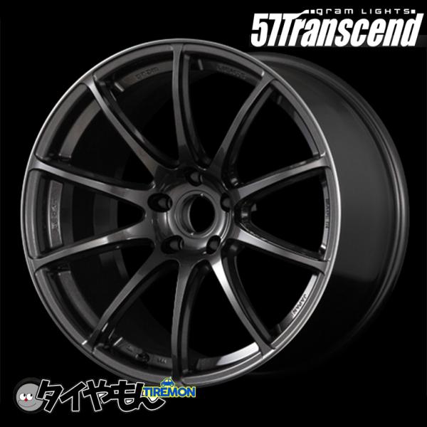 Rays グラムライツ18インチホイールセット RAYS グラムライツ 57Transcend 18インチ 5H114.3 8J +45 2本