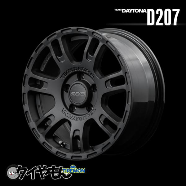 RAYS TEAM DAYTONA D207 16インチ 5H100 7J +48 4本セット ホイール 