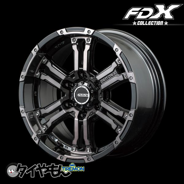 RAYS TEAM DAYTONA FDX COLLECTION 16インチ 6H139.7 6.5J +38 4本 