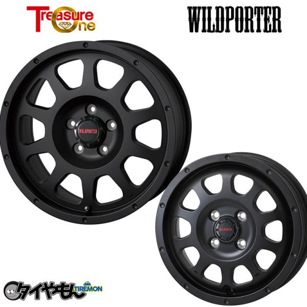 ワイルドポーター クロステン 17インチ 5H114.3 7.5J +35 1本 ホイール マットブラック トレジャーワンカンパニー RAV4 デリカD5  : タイやもん - 通販 - Yahoo!ショッピング