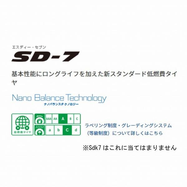 トーヨータイヤ Sd7 転がり抵抗a Sdk7 185 70r14 2本セット 夏タイヤ 2