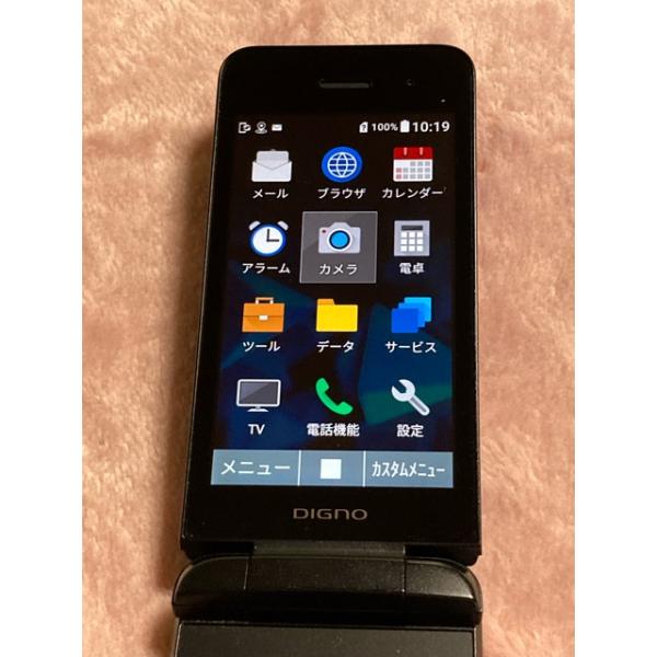 DIGNO �P�[�^�C3 902KC �\�t�g�o���N SIM�t���[ �u���b�N �i4G�ʐM�j LTE NP902KC �������� AS223 ���i�摜4