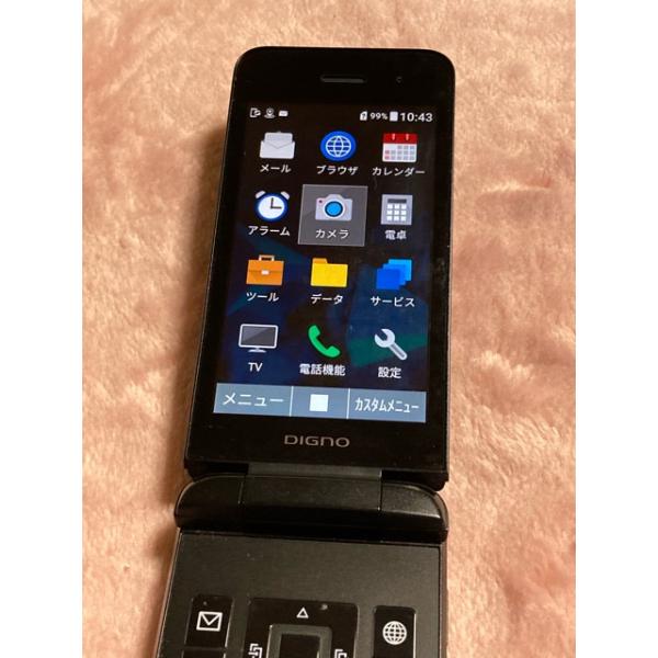 DIGNO �P�[�^�C3 902KC �\�t�g�o���N SIM�t���[ �u���b�N �i4G�ʐM�j LTE NP902KC �������� AS224 ���i�摜5