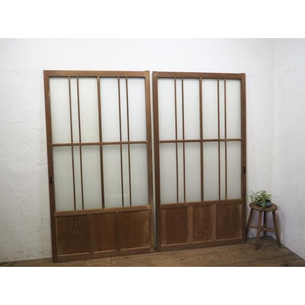 ファッションの タD0812◇【H176cm×W96cm】×2枚◇ビンテージ◇レトロな古い木製 建具