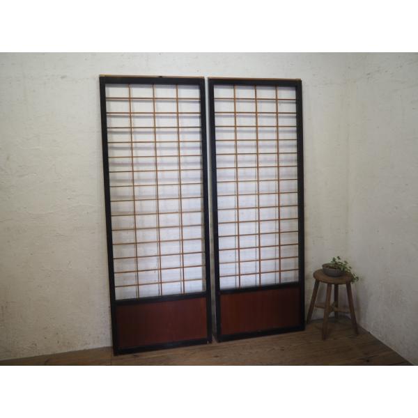 タK0981◇【H177cm×W65cm】×2枚◇素朴な杉材のレトロな障子戸 タK0981◇【H177cm×W65cm】×2枚◇素朴な杉材のレトロな障子戸