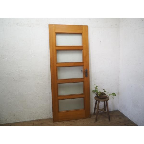 【メール便不可】 タO0908◇(1)【H176cm×W72cm】◇重厚な造りの古い木製ドア◇建具 建具