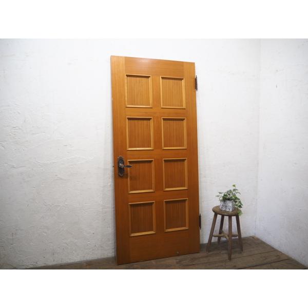 【解体前・昭和レトロ】築50年 木製室内ドア／80×175×4cm／古民家・DIY・店舗に secondhand012_q0967-m