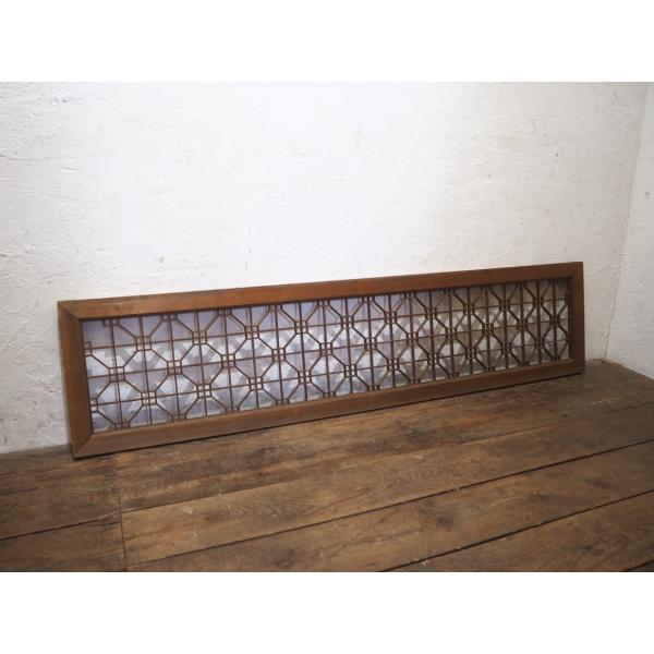 タV0936◇【H40cm×W171cm】◇素敵な組子細工のレトロな古い木製