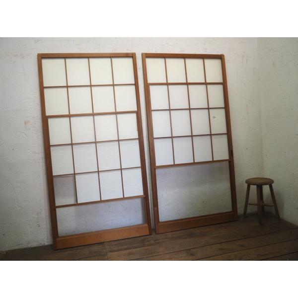 タW1586◇(6)【H176,5cm×W89,5cm】×2枚◇シンプルなデザインのレトロな